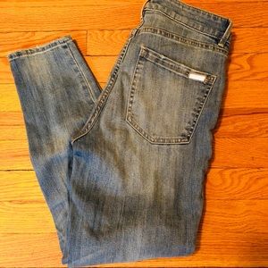 White House Black Market Cropped Skinny Jeans Sz 8